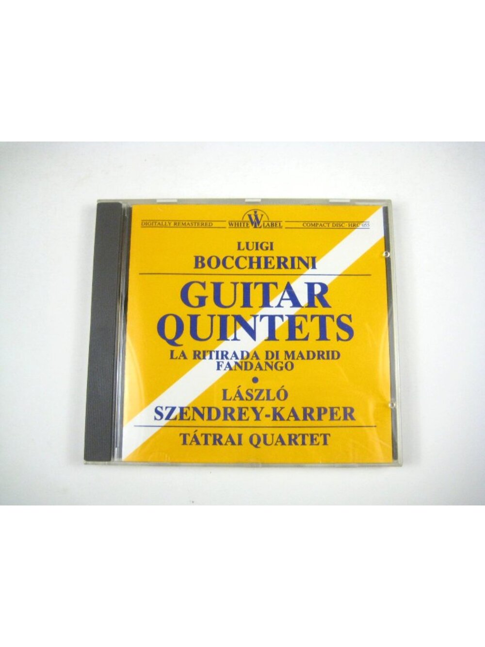Luigi Boccherini Guitar Quintets CD White Label László Szendrey-Karper 1987